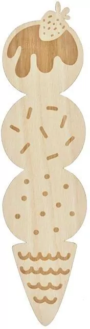 Drewniana zakładka do książki. Lody - tantis.pl