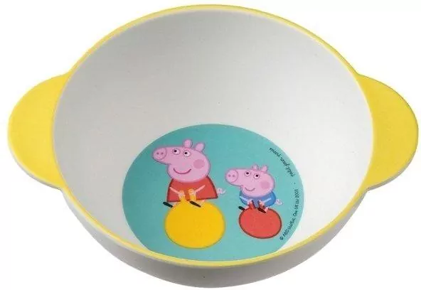 Miseczka dla dzieci z uchwytami Świnka Peppa - tantis.pl