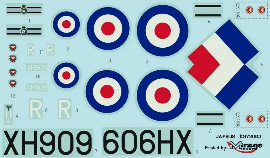 Mirage. Gloster Javelin F Mk9 - tantis.pl