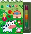 Na wsi. Kolorowanki naklejki 4 neonowe markery - tantis.pl
