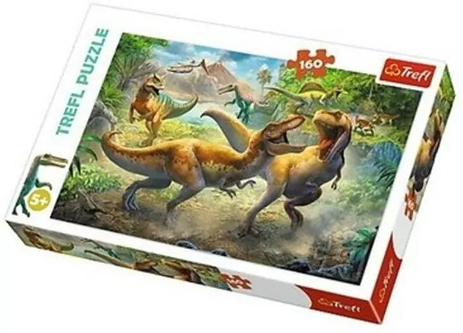Puzzle 160. Walczące tyranozaury - tantis.pl