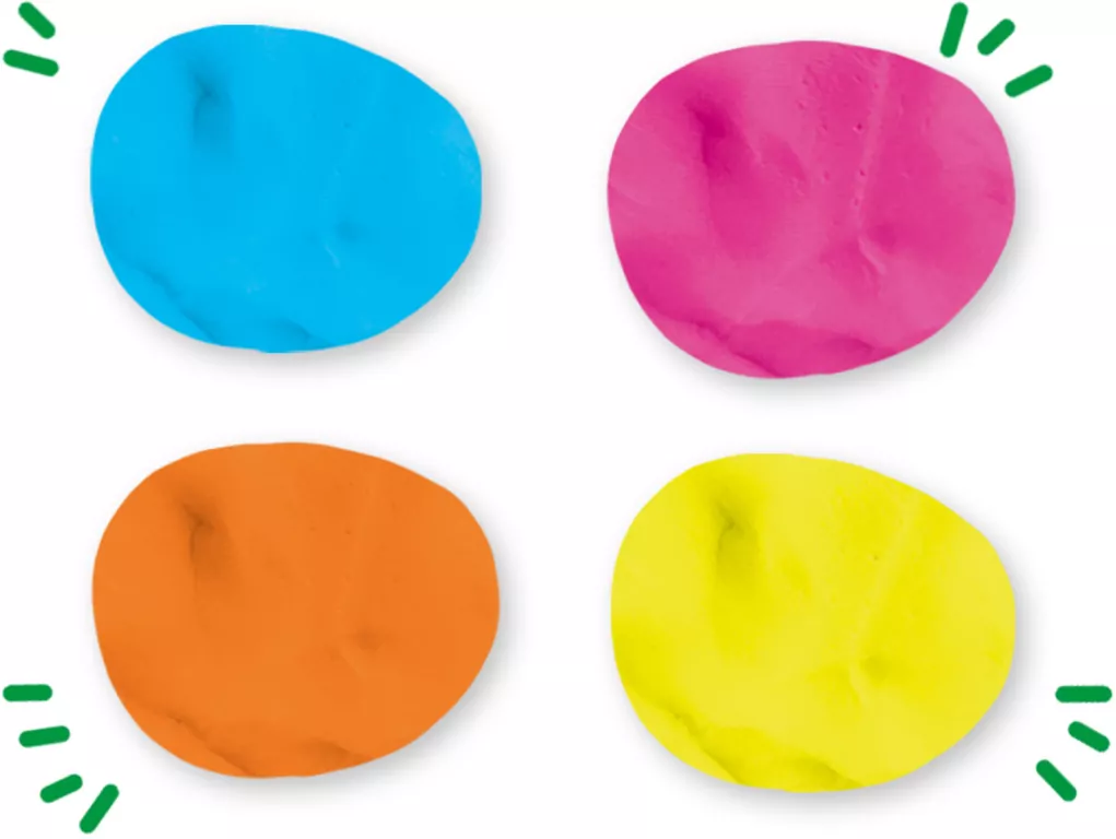 Ciastolina Happy 4x90g - tantis.pl