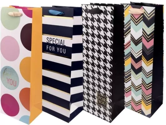 Torebka ozdobna butelka mix