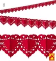 Girlanda z czerwonymi sercami 4m - tantis.pl