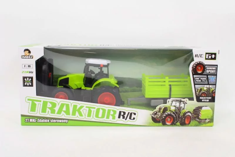 Zdalnie Sterowany Traktor z przyczepą R/C Na Radio - tantis.pl