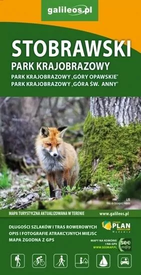 Stobrawski Park Krajobrazowy. Mapa turystyczna - tantis.pl