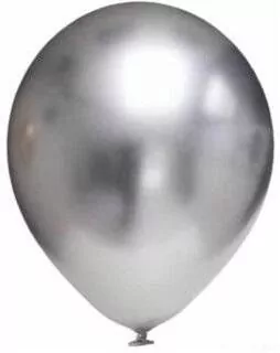 Balony 30,5cm. Chromowane srebrne - tantis.pl