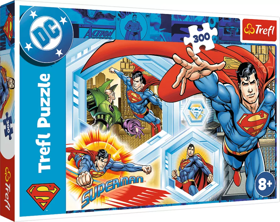 Puzzle 300 Niezniszczalny Superman TREFL - tantis.pl