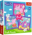Puzzle 3w1 Zwyczaje świnki Peppy TREFL - tantis.pl