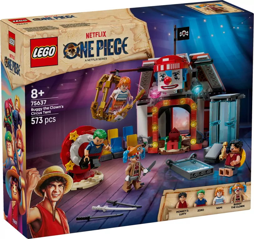 LEGO® One Piece. Namiot cyrkowy klauna Buggy’ego 75637 - tantis.pl