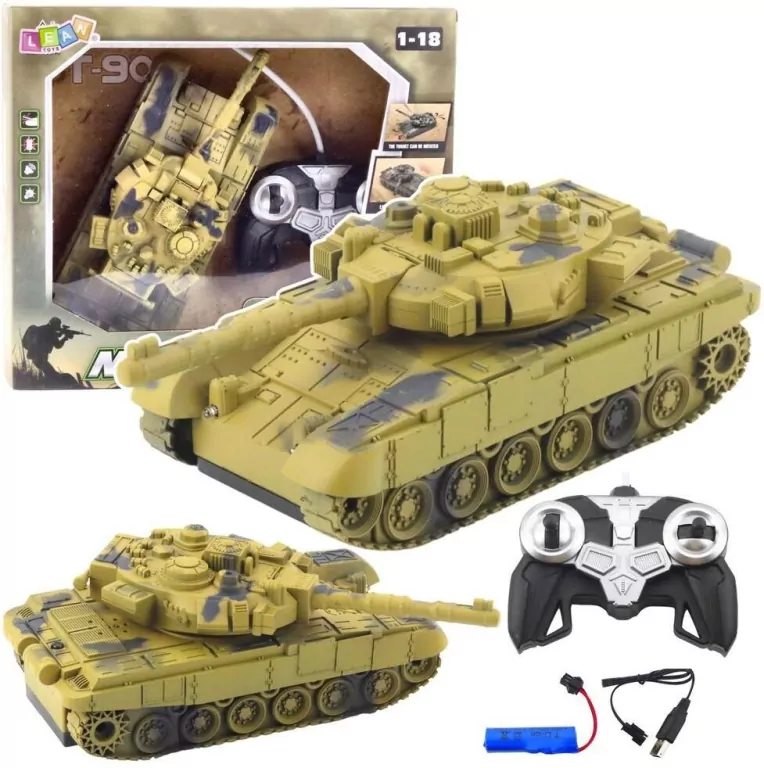 Czołg T90 R/C światło i dźwięk 1:18 - tantis.pl