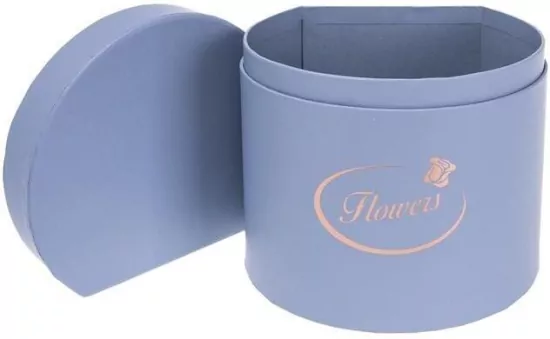 Pudełko Flower Box niebieski ROZETTE