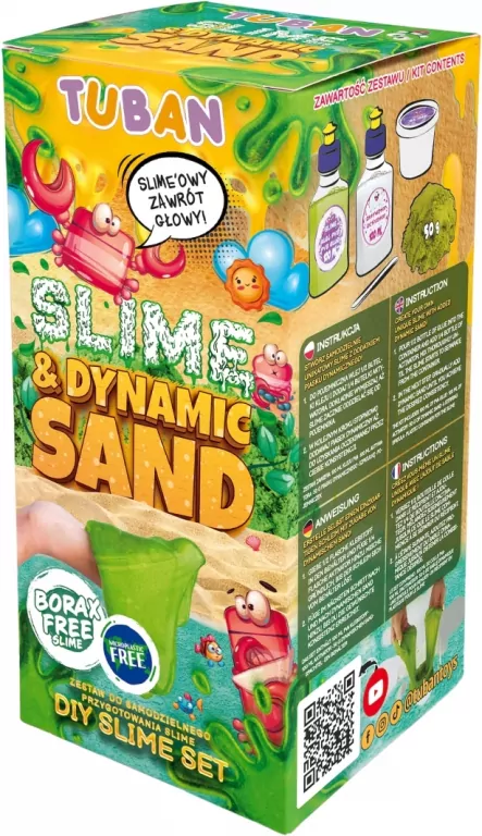 Tuban. Zestaw Slime&Dynamic Sand - tantis.pl