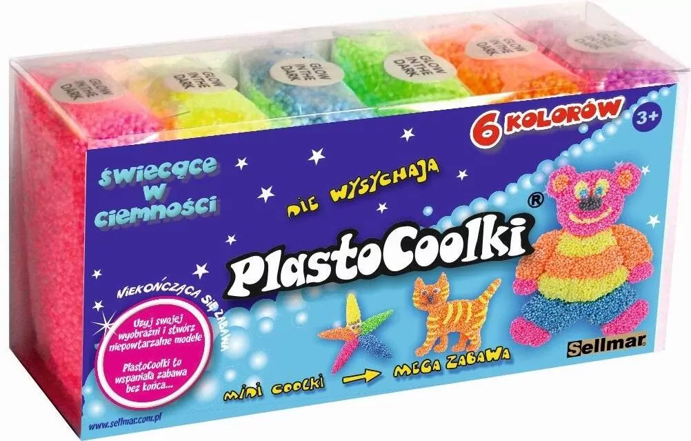 PlastoCoolki świecące, 6 sztuk - tantis.pl