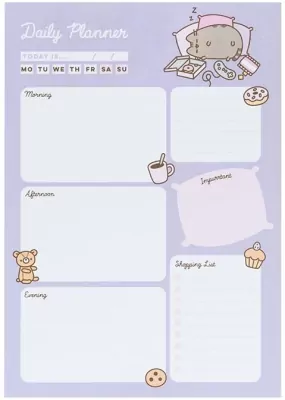 Planner A5 dzienny Pusheen BNE0029