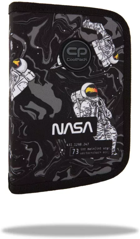 Piórnik jednoklapkowy bez wyposażenia Coolpack Clipper Astronaut - tantis.pl