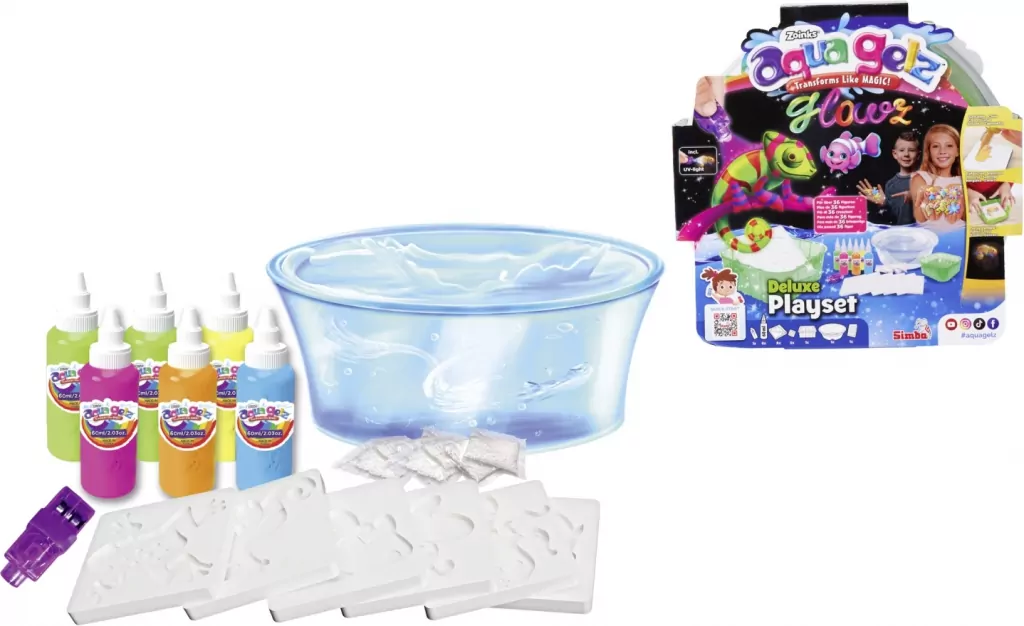 Aqua Gelz Glowz Deluxe Playset świecący w ciemności - tantis.pl