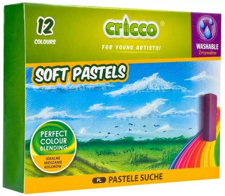 Pastele suche, 12 kolorów - tantis.pl