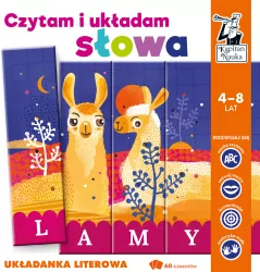 Czytam i układam słowa. Układanka literowa. Kapitan Nauka
