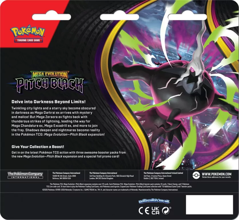 Pokemon TCG: ME 05 3-Pack Blister - tantis.pl