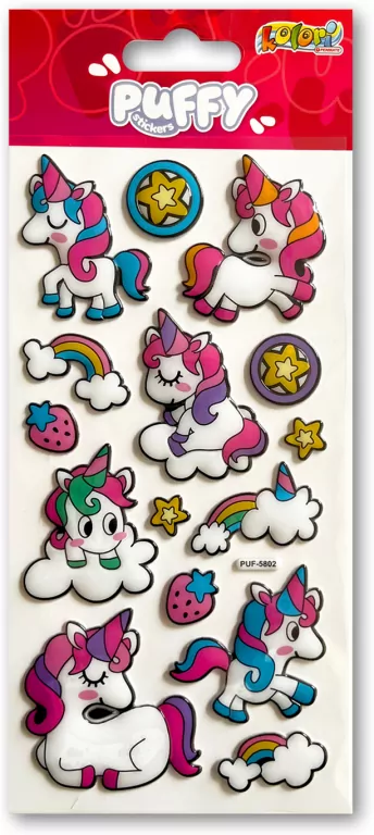 Naklejki puffy Unicorns - tantis.pl