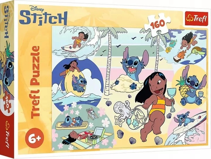 Puzzle 160 Stitch rządzi TREFL - tantis.pl