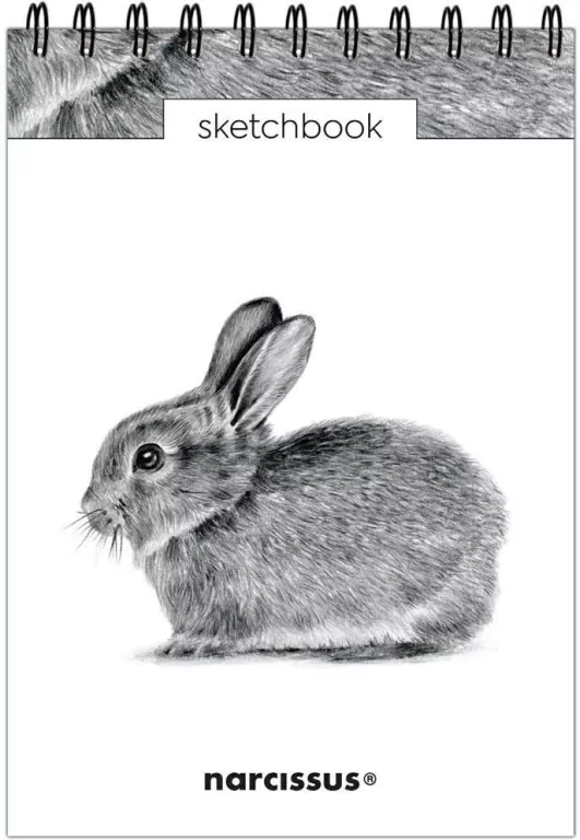 Szkicownik A5/60K na spirali: Królik - tantis.pl
