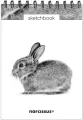 Szkicownik A5/60K na spirali: Królik - tantis.pl