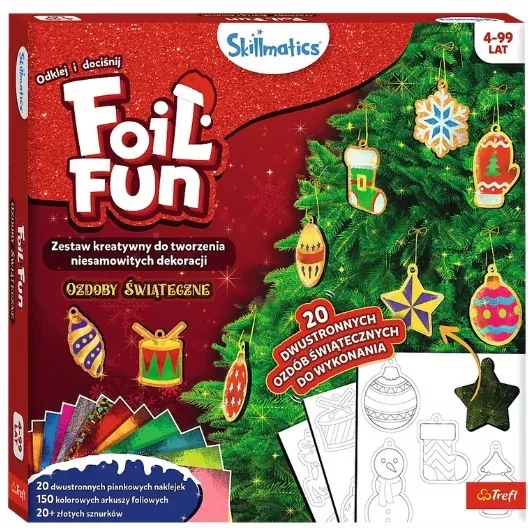 Zestaw Skillmatics Foil Fun Ozdoby ŚwiąteczneTREFL - tantis.pl