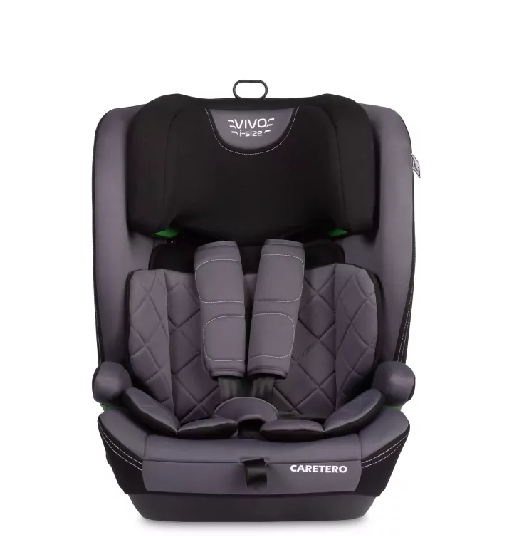 Caretero Fotelik Vivo grafitowy (76-150cm) - tantis.pl