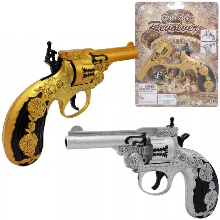 Pistolet metalowy na kapiszony spłonkę - tantis.pl