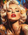 Malowanie po numerach - Olśniewająca Monroe 40x50 - tantis.pl