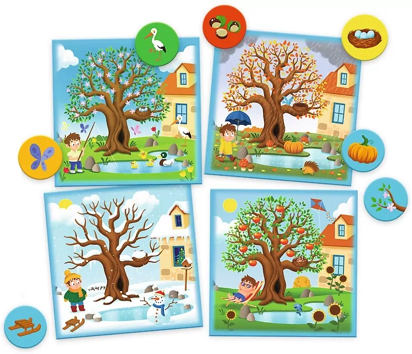 Pory roku. Gra Edukacyjna ABC Malucha - tantis.pl