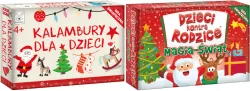 Pakiet: Kalambury dla Dzieci. Gra Świąteczna / Magia Świąt. Dzieci kontra Rodzice. Gra rodzinna