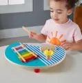 Fisher Price. Drewniany muzyczny stoliczek - tantis.pl