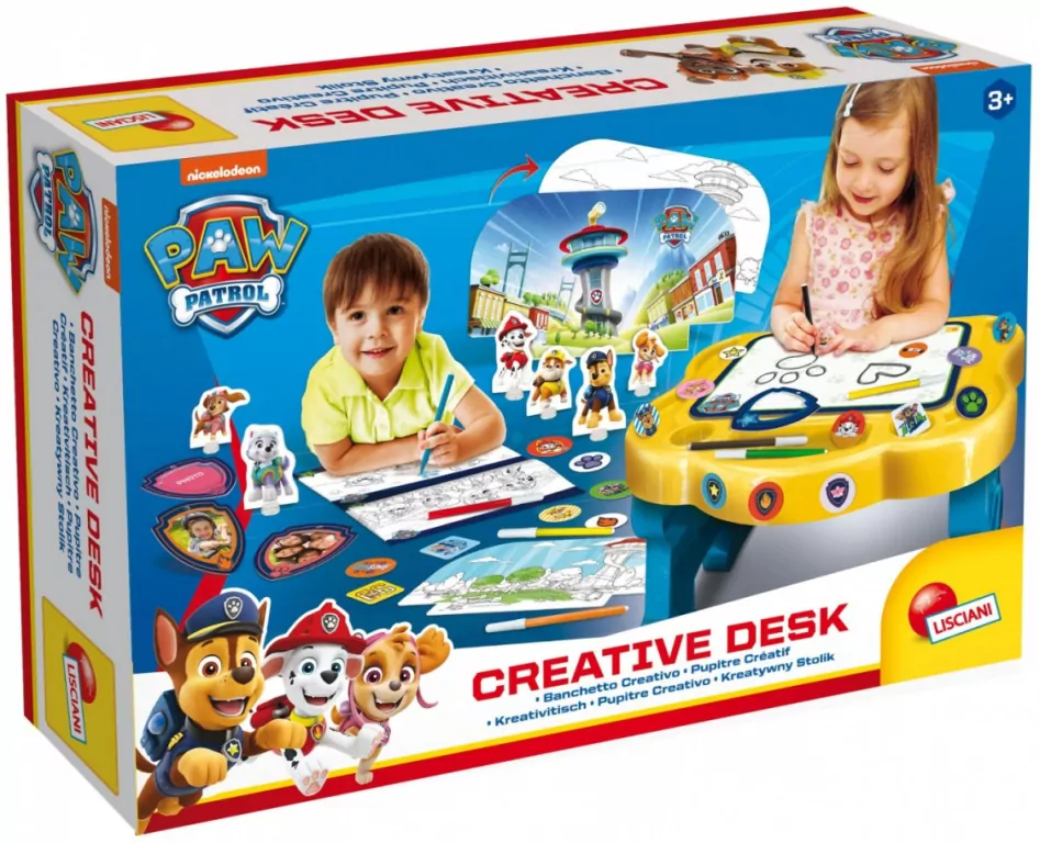 Kreatywne biurko Psi Patrol - tantis.pl