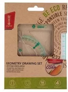 Zestaw kreślarski ECO z linijką 16cm MemoBe - tantis.pl