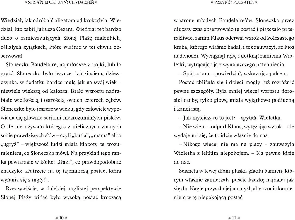 Przykry początek. Seria niefortunnych zdarzeń. Tom 1 - tantis.pl