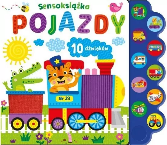 Pojazdy. Sensoksiążka - tantis.pl
