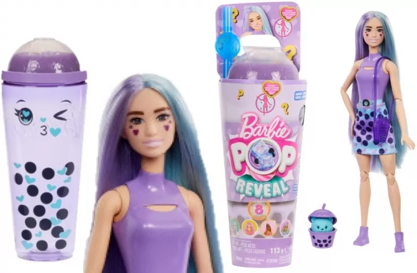 Barbie Pop Reveal Lalka Mleko Taro Seria Bubble - tantis.pl