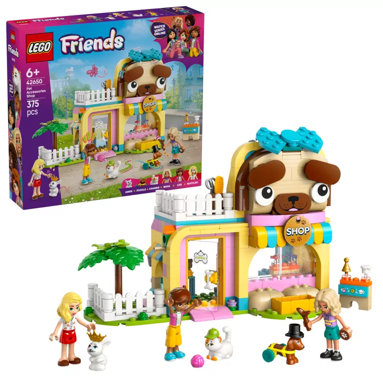 LEGO® Freinds. Sklep z akcesoriami dla zwierząt 42650 - tantis.pl