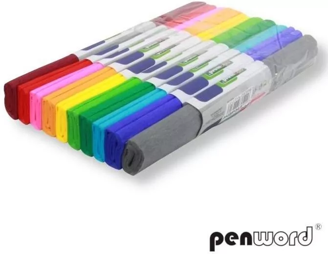 Bibuła marszczona mix 25x200cm - tantis.pl