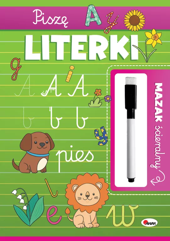 Piszę literki. Mazak ścieralny - tantis.pl