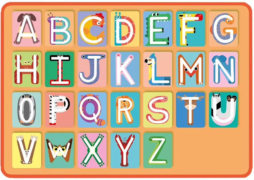 Plastusiowe zabawy - literki. Genialny dzieciak - tantis.pl