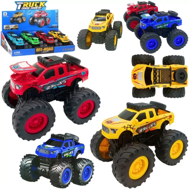 Monster truck ze światłem i dźwiękiem MIX - tantis.pl
