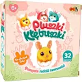 Pluszki-Kłębuszki 32 elementów Żółty Króliczek - tantis.pl