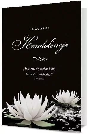 Karnet B6 Kondolencje - tantis.pl