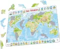 Larsen. Układanka. Mapa Świat fizyczna Maxi - tantis.pl
