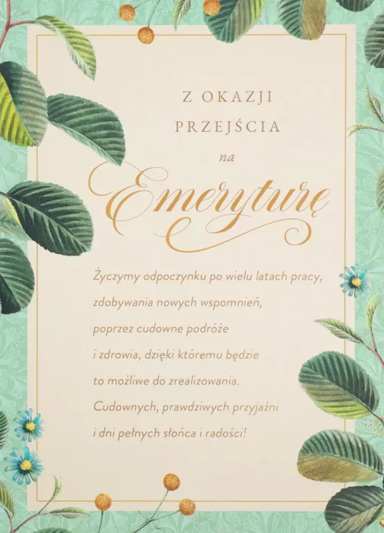 Karnet B6 Emerytura - tantis.pl