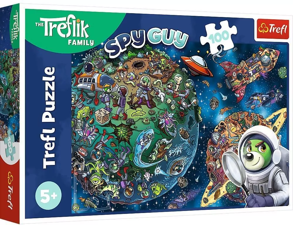 Puzzle 100 Wspaniała Rodzina Treflików TREFL - tantis.pl